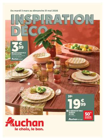 Catalogue Auchan - 03/03/2026 - 31/05/2026.