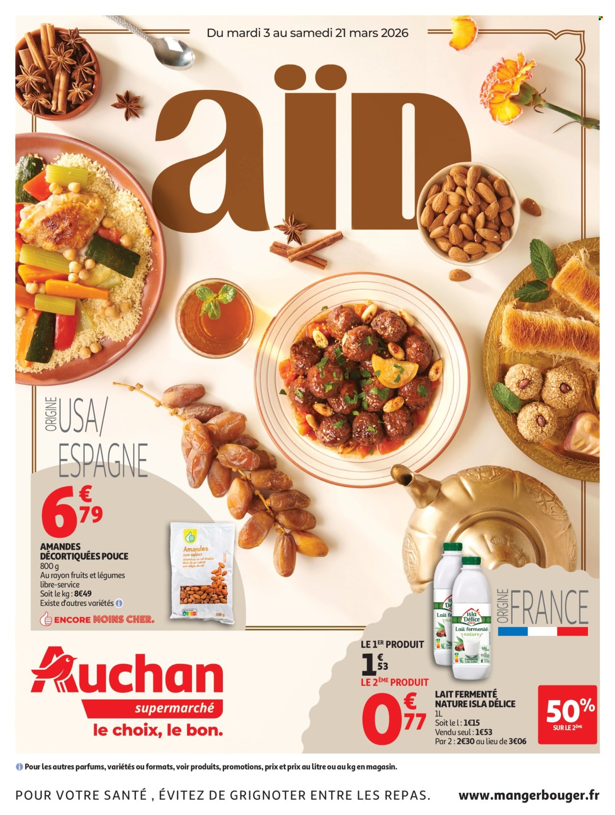 Catalogue Auchan - 03/03/2026 - 21/03/2026. Page 1