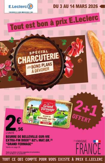 Catalogue E.Leclerc - 03/03/2026 - 14/03/2026.