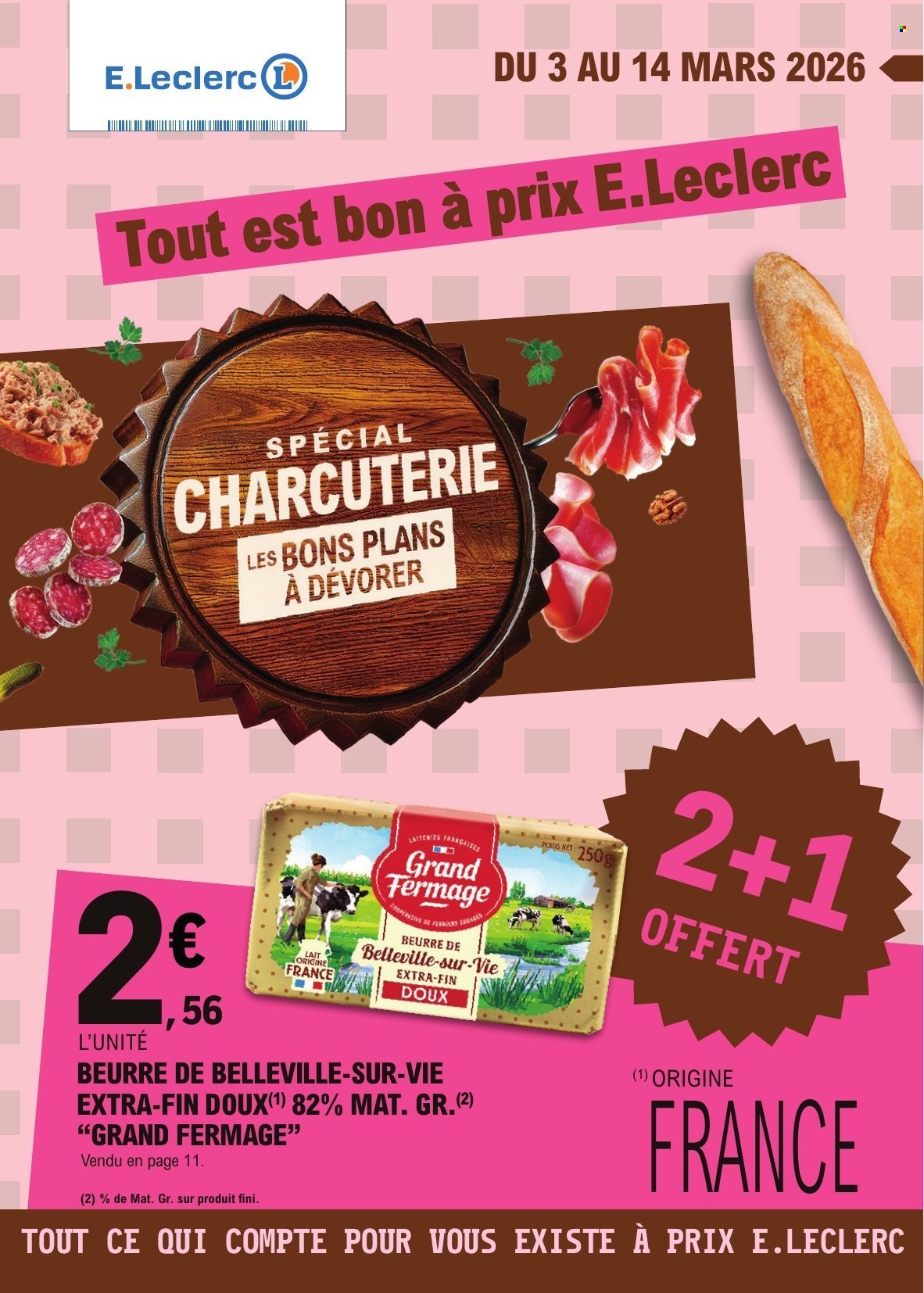 Catalogue E.Leclerc - 03/03/2026 - 14/03/2026. Page 1