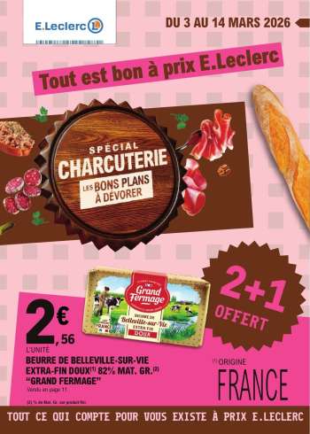 Catalogue E.Leclerc - 03/03/2026 - 14/03/2026.