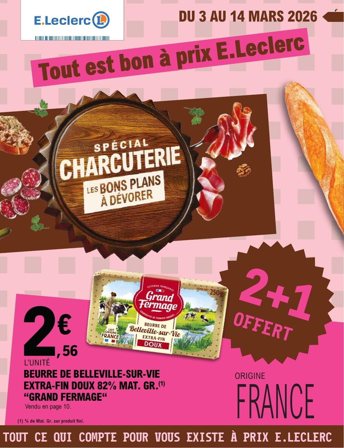 Catalogue E.Leclerc - 03/03/2026 - 14/03/2026. Page 1