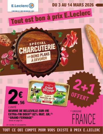 Catalogue E.Leclerc - 03/03/2026 - 14/03/2026.