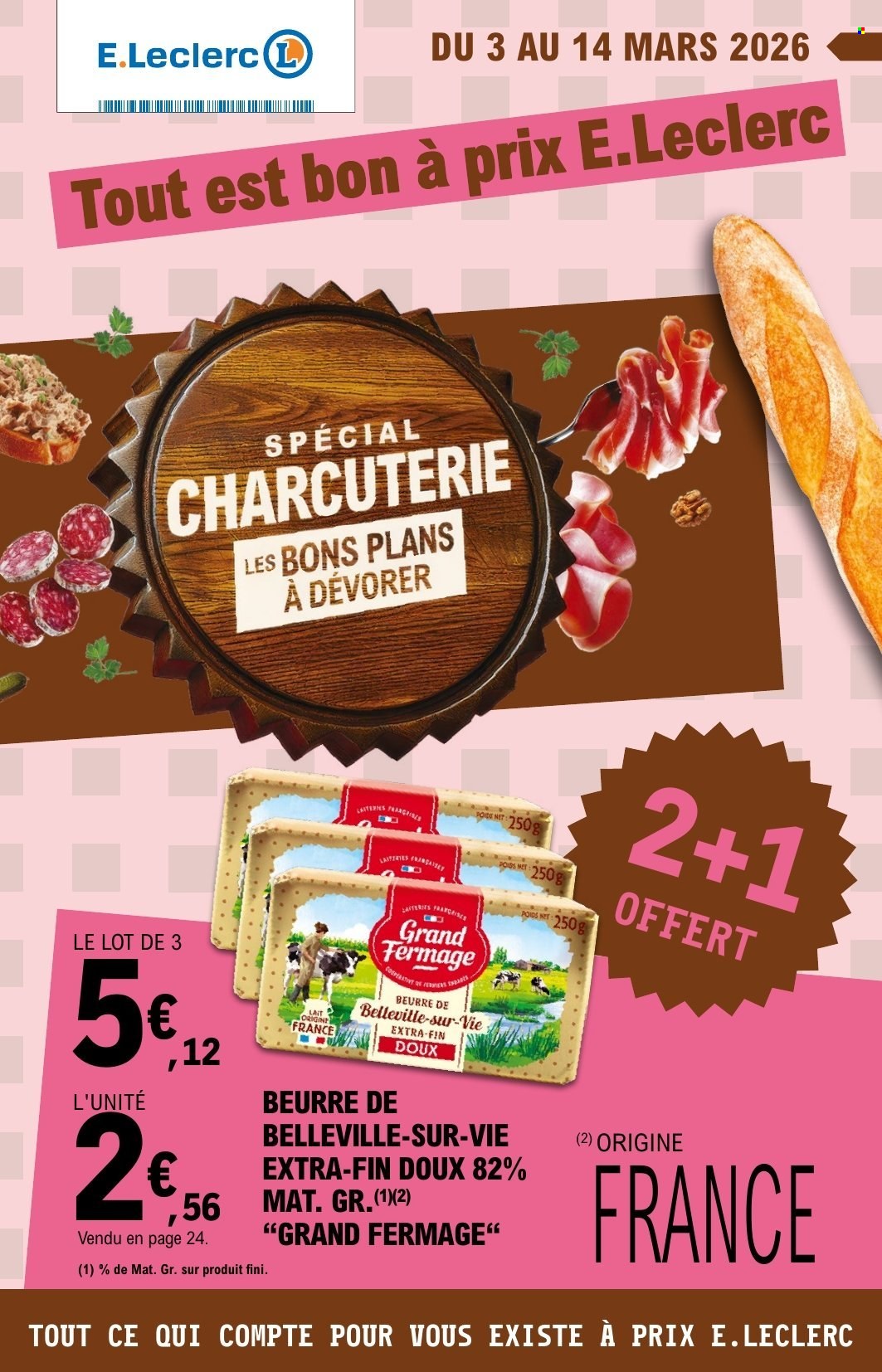 Catalogue E.Leclerc - 03/03/2026 - 14/03/2026. Page 1
