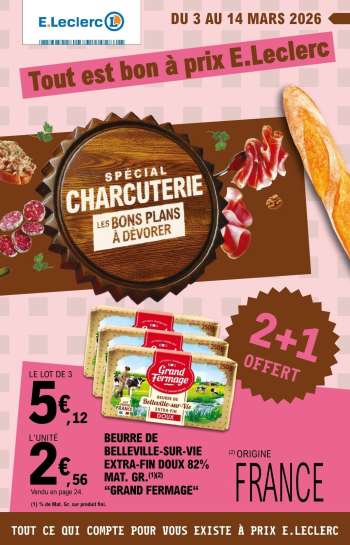 Catalogue E.Leclerc - 03/03/2026 - 14/03/2026.