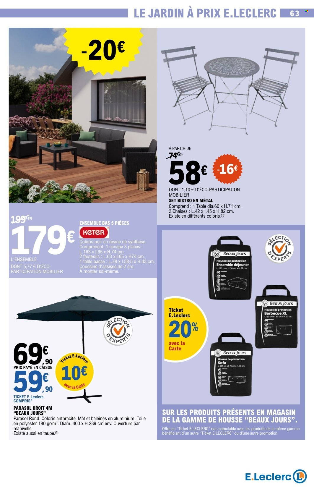 Catalogue E.Leclerc - 03/03/2026 - 14/03/2026. Page 63