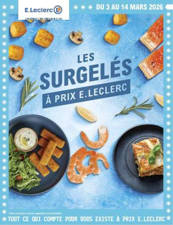Catalogue E.Leclerc - 03/03/2026 - 14/03/2026.