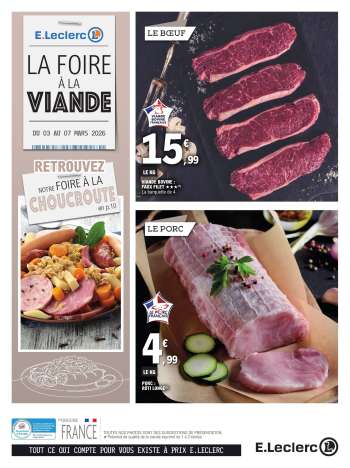 Catalogue E.Leclerc - 03/03/2026 - 07/03/2026.