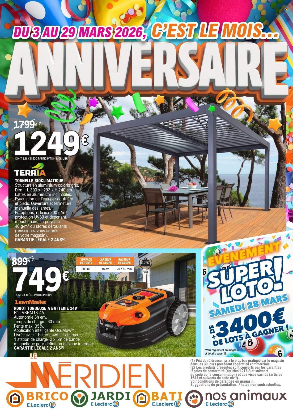 Catalogue E.Leclerc - 03/03/2026 - 29/03/2026. Page 1