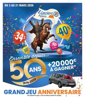 Catalogue E.Leclerc - 03/03/2026 - 21/03/2026.