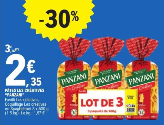Pâtes Les Créatives 'Panzani'