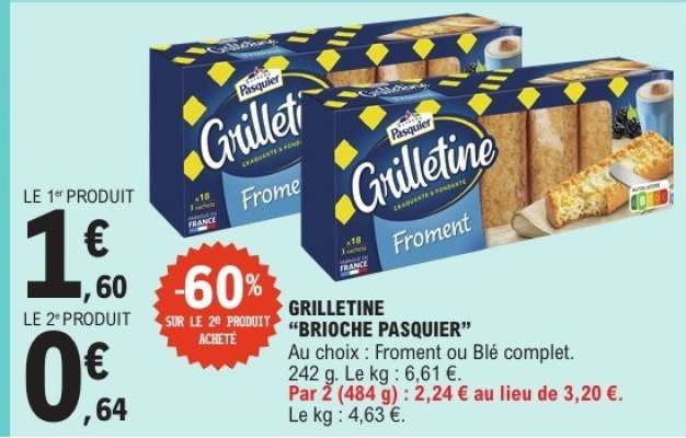 Grilletine 'Brioche Pasquier'