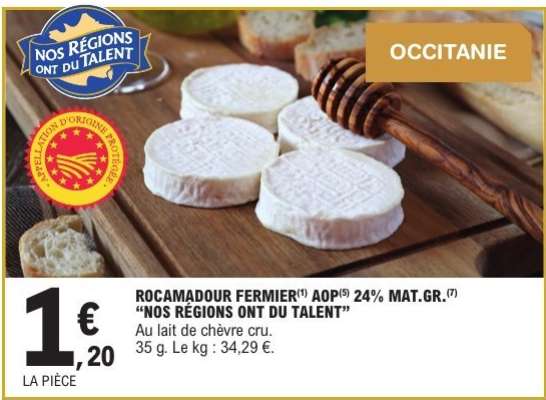 ROCAMADOUR FERMIER AOP 24% MAT.GR.