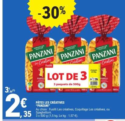 Pâtes Les Créatives 'Panzani'
