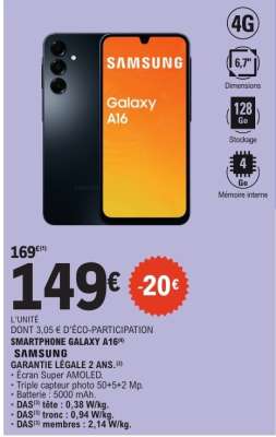 SMARTPHONE GALAXY A16