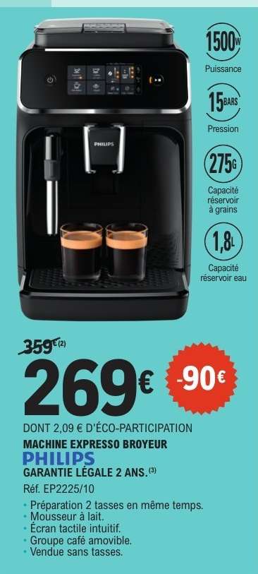 Machine Expresso Broyeur Philips