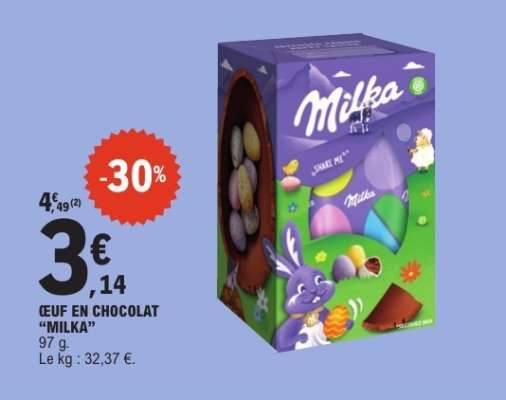 ŒUF EN CHOCOLAT “MILKA”