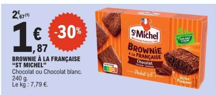 Brownie à la Française ST MICHEL
