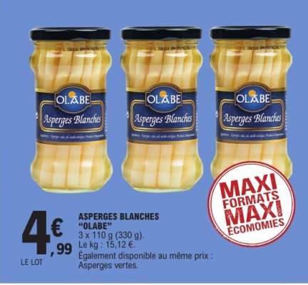 ASPERGES BLANCHES “OLABE”