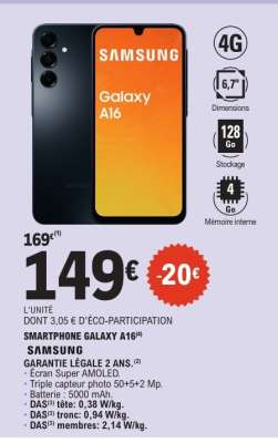 SMARTPHONE GALAXY A16