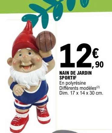 NAIN DE JARDIN SPORTIF