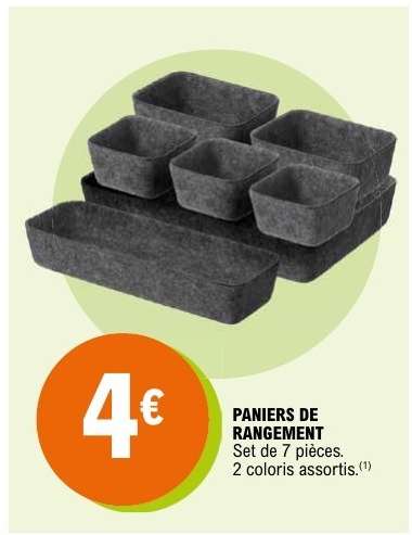 PANIERS DE RANGEMENT