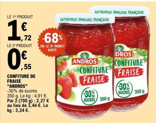CONFITURE DE FRAISE “ANDROS”