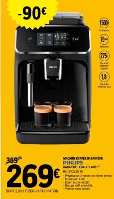 PHILIPS MACHINE EXPRESSO BROYEUR