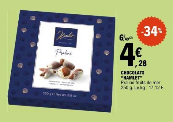 CHOCOLATS “HAMLET”