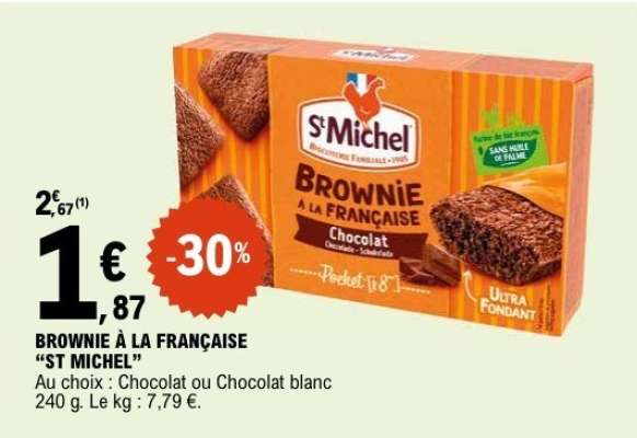 Brownie à la Française ST MICHEL