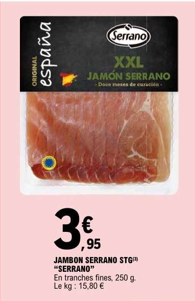 JAMBON SERRANO STG 'SERRANO'