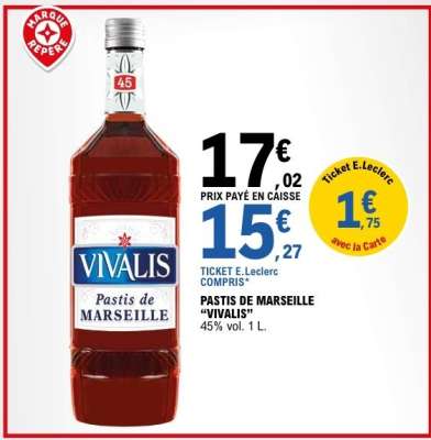 Pastis de Marseille 'Vivalis'