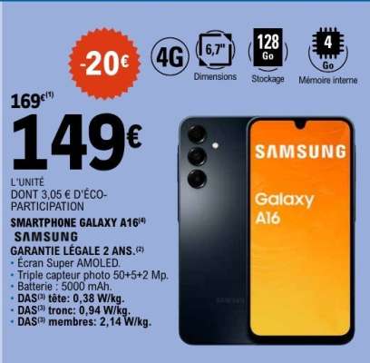 SMARTPHONE GALAXY A16