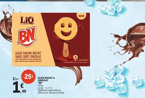 GLACE BISCUIT & CHOCOLAT 'BN'