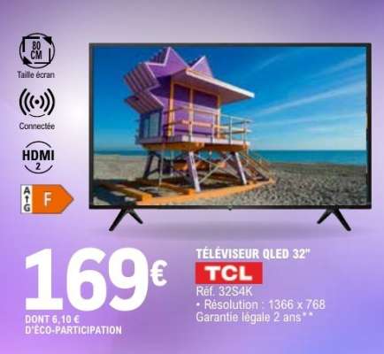 TÉLÉVISEUR QLED 32"