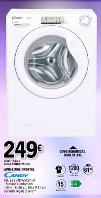 LAVE-LINGE FRONTAL CANDY