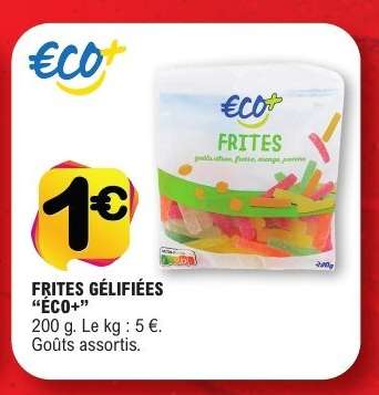 FRITES GÉLIFIÉES “ECO+”