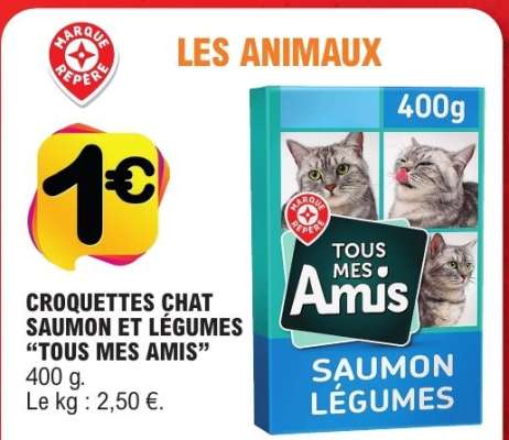 CROQUETTES CHAT SAUMON ET LÉGUMES “TOUS MES AMIS”