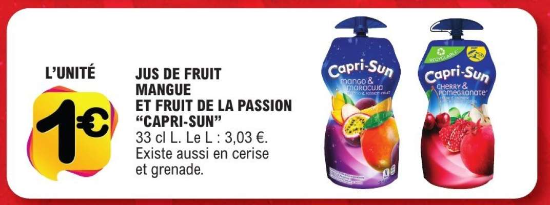 Jus de fruit Capri-Sun