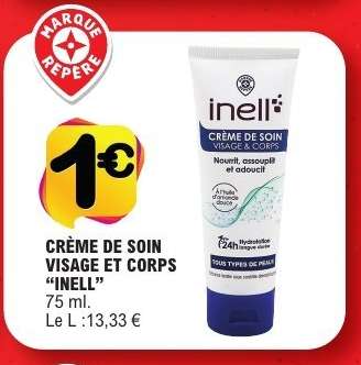 CRÈME DE SOIN VISAGE ET CORPS "INELL"