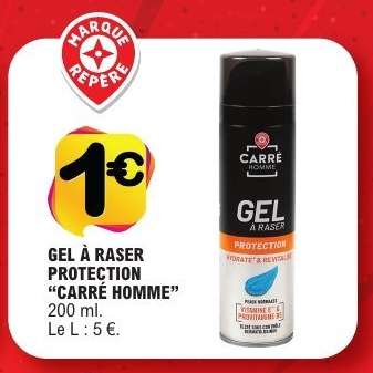 GEL À RASER PROTECTION "CARRÉ HOMME"