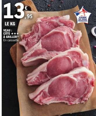 VEAU : COTE A GRILLER