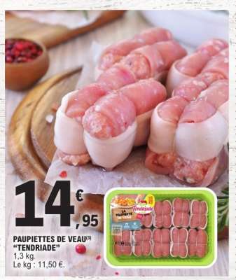 Paupiettes De Veau Tendriade