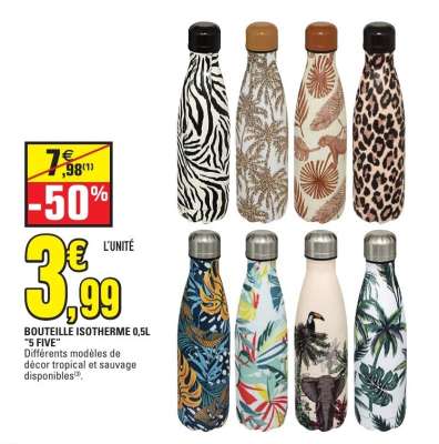 BOUTEILLE ISOTHERME 0,5L '5 FIVE'