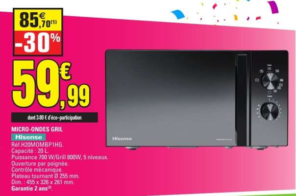 MICRO-ONDES GRIL Hisense