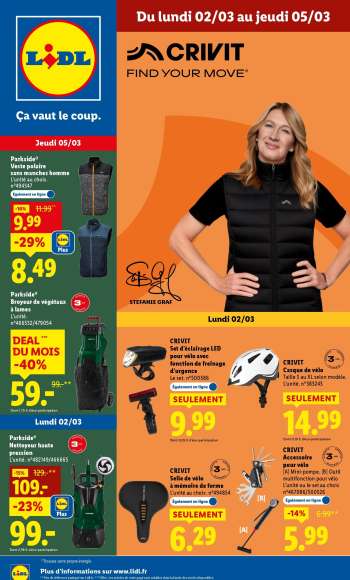 Catalogue Lidl - 02/03/2026 - 05/03/2026.