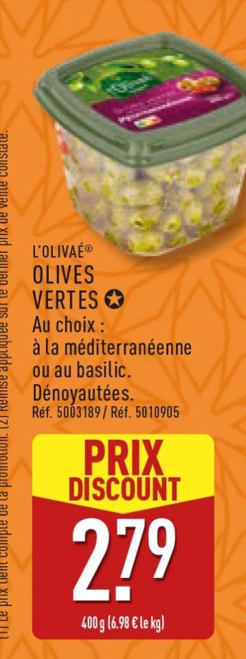 L'OLIVAE® OLIVES VERTES