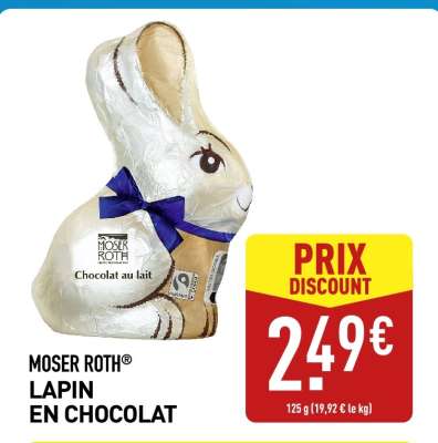 MOSER ROTH® LAPIN EN CHOCOLAT