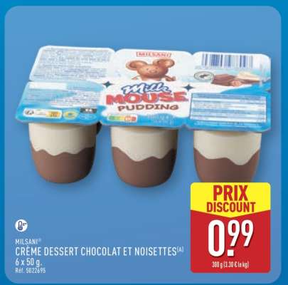 MILSANI® CRÈME DESSERT CHOCOLAT ET NOISETTES