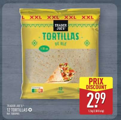 TRADER JOE'S 12 TORTILLAS
